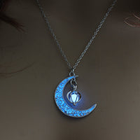 Thumbnail for Glow In the Dark Moon Necklace