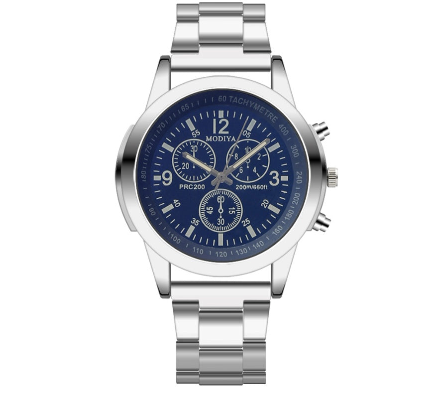 Blu-ray Gift Steel Band Watch