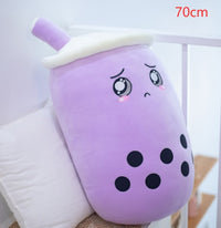 Thumbnail for Cute Fruit Drink Plush Stuffed Soft Strawberry Milk Tea Plush Boba Tea Cup Toy Bubble Tea Pillow Cushion Kids Gift