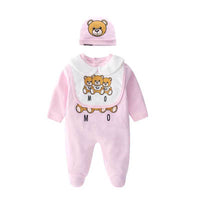 Thumbnail for Baby bear baby print long sleeve crawling suit