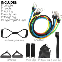 Thumbnail for Rally Rope Set 11 Piece Set Rally Resistance Bands Latex Rally Band Fitness Band Rally Tube