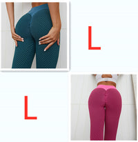 Thumbnail for Plaid Leggings Fitness Yoga Pants Women's Seamless High Waist Breathable Gym Leggings