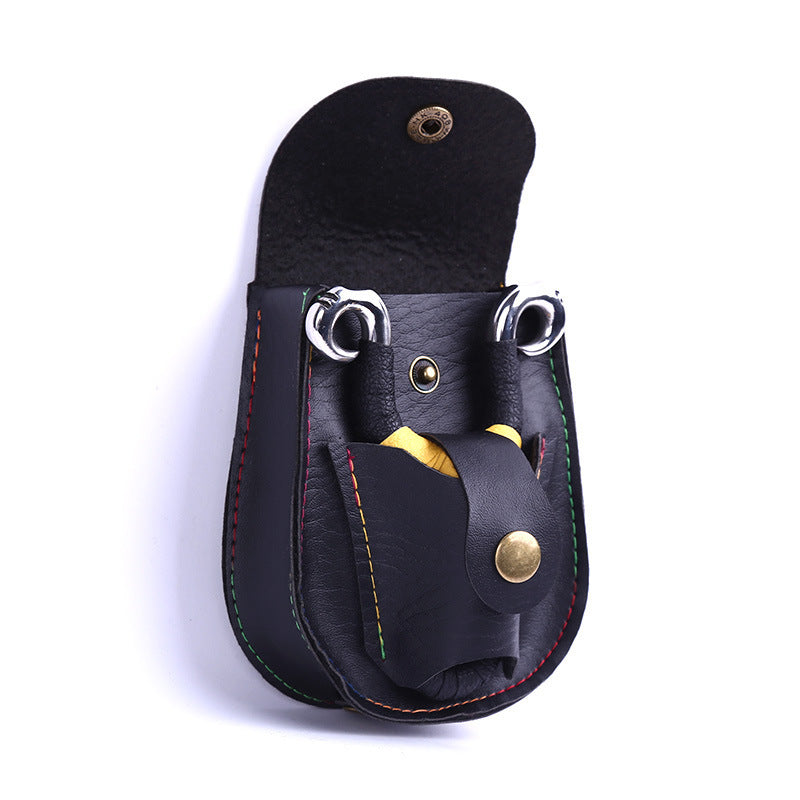 Slingshot All-In-One Bag Leather Belt Bag Steel Ball Bag Marbles Are Durable And Not Deformed Outdoors