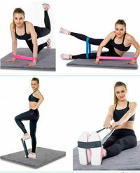 Thumbnail for Resistance Bands Loop Set Of 5 Exercise Workout CrossFit Fitness Yoga Booty Band