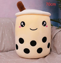 Thumbnail for Cute Fruit Drink Plush Stuffed Soft Strawberry Milk Tea Plush Boba Tea Cup Toy Bubble Tea Pillow Cushion Kids Gift