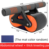 Thumbnail for Double Wheel Abdominal Exerciser Women Men Automatic Rebound Ab Wheel Roller Waist Trainer Gym Sports Home Exercise Devices