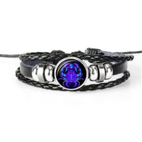 Thumbnail for Zodiac Constellation Bracelet Braided Design Bracelet For Men Women Kids