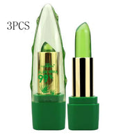 Thumbnail for Aloe Vera Gel Color Changing Lipstick Gloss Moisturizer Anti-drying Desalination Fine-grain Lip Blam Care