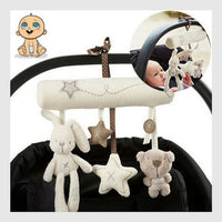 Thumbnail for Infant Toddler Rattles Toys for Baby Stroller Crib Soft Rabbit Bear Style Pram Hanging Toys Plush Appease Doll Bed Accessories