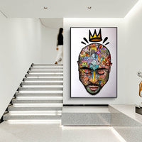 Thumbnail for Graffiti Art Portrait Abstract Rapper Wall Art Poster