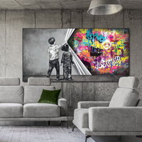 Thumbnail for Children's Graffiti Wall Art Canvas Abstract