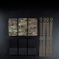 Thumbnail for High Triple MOLLE Accessory Kit Tactical Vest Front Installation Function Kits Expansion Accessory Bag