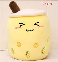 Thumbnail for Cute Fruit Drink Plush Stuffed Soft Strawberry Milk Tea Plush Boba Tea Cup Toy Bubble Tea Pillow Cushion Kids Gift