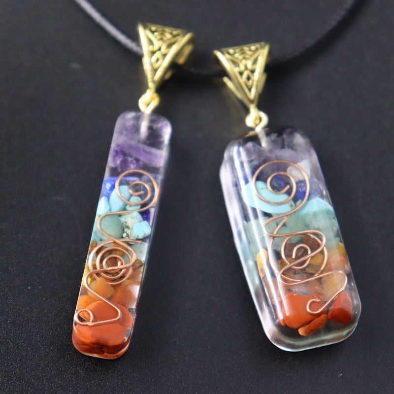 Meditation Seven Chakra Reiki Pendant