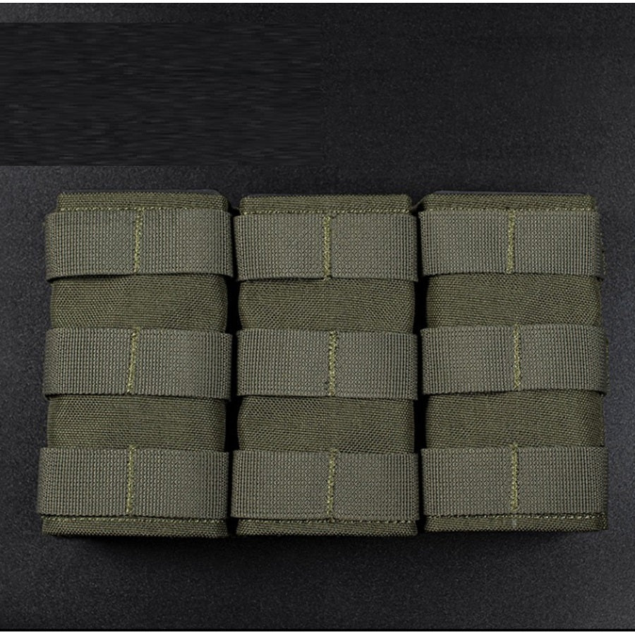 High Triple MOLLE Accessory Kit Tactical Vest Front Installation Function Kits Expansion Accessory Bag