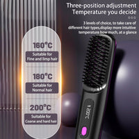 Thumbnail for 2 In 1 Wireless Hair Straightener Brush