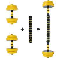 Thumbnail for Adjustable Dumbbell Barbell Weight Pair, Free Weight, Multifunction, Home