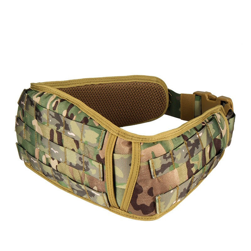 Camouflage Tactical Waist Cover Military Fan Outdoor Multi-functional Molle Belt